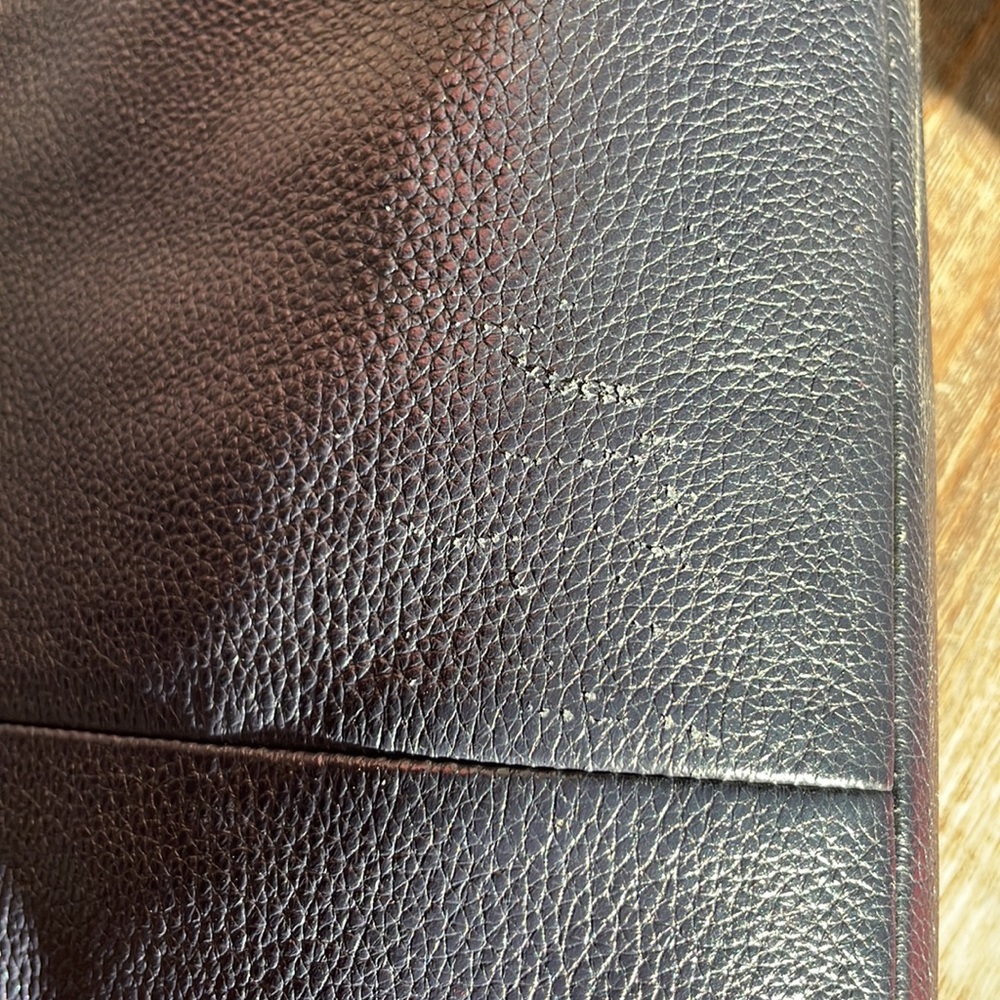 Navy, medium sized Coach bag - Picture 3 of 6